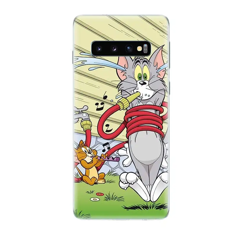 Том и Джерри персонажей мультфильмов популярный чехол для телефона samsung Galaxy A50 A70