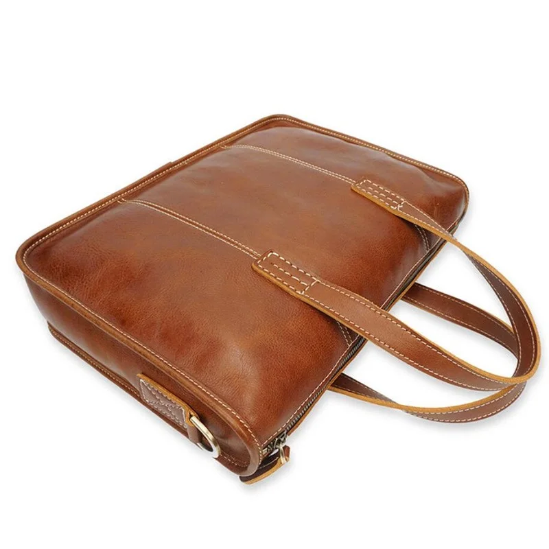 Новинка 2020 Классическая мужская сумка коричневого/кофейного цвета из