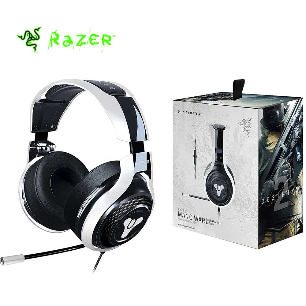 Razer Man O'War турнирный выпуск Destiny 2 Edition игровая гарнитура с микрофоном Шум