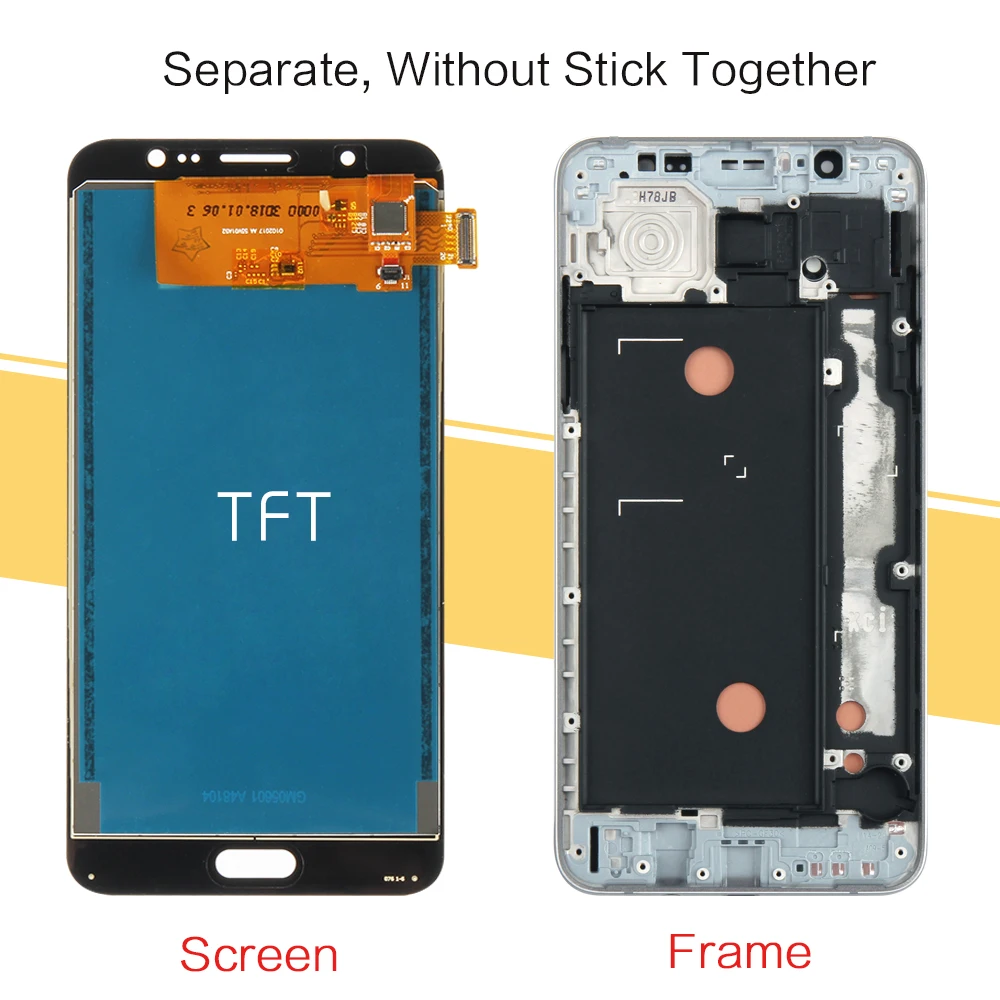 TFT может настроить для Samsung Galaxy J7 2016 ЖК дисплей J710 J710FN сенсорный экран дигитайзер