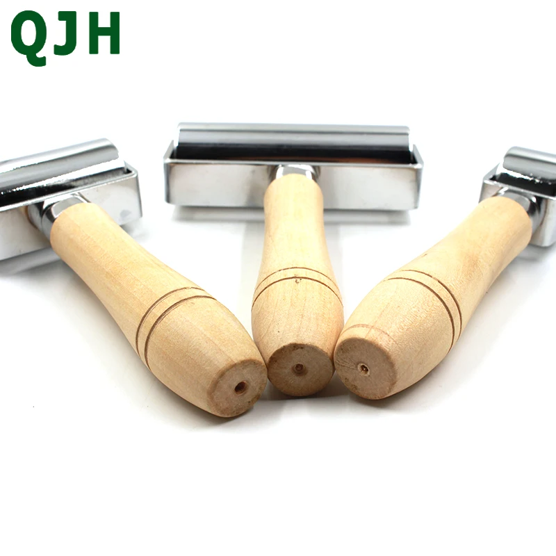 Роликовый инструмент для кожи кожаный держатель резьбы по коже резиновый шин