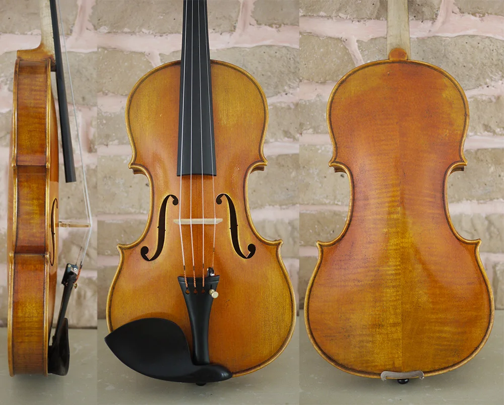 Antonio Stradivari 171" Почва" модель скрипки, античная ручной работы лак, Бесплатный чехол для скрипки, лук и канифоль, № 2528
