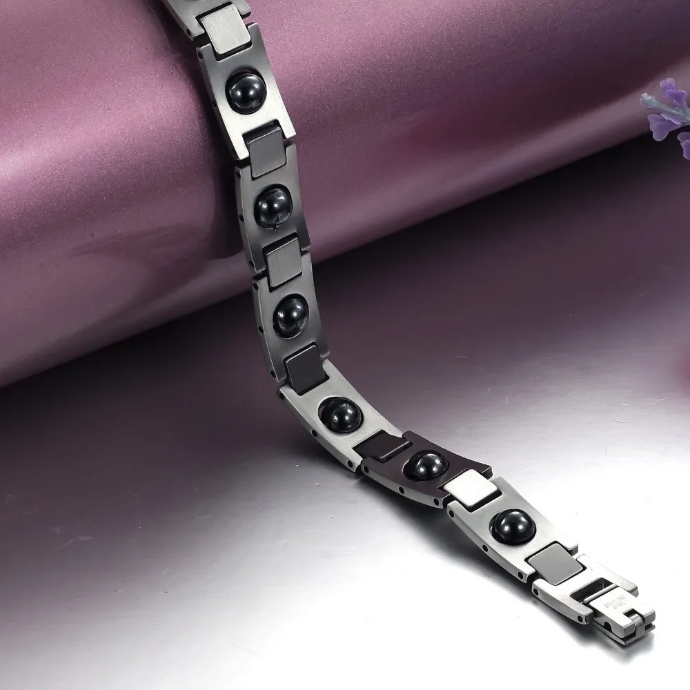 Новая Мода Италия Стиль Любовь Браслет 316L браслет из нержавеющей стали магнитная