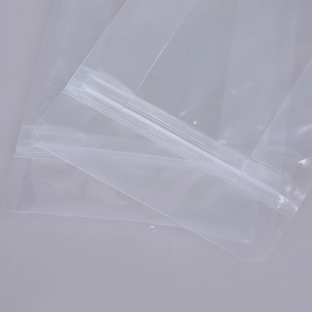 Оптовая продажа высокое качество 100 полностью прозрачные глянцевые мешки из