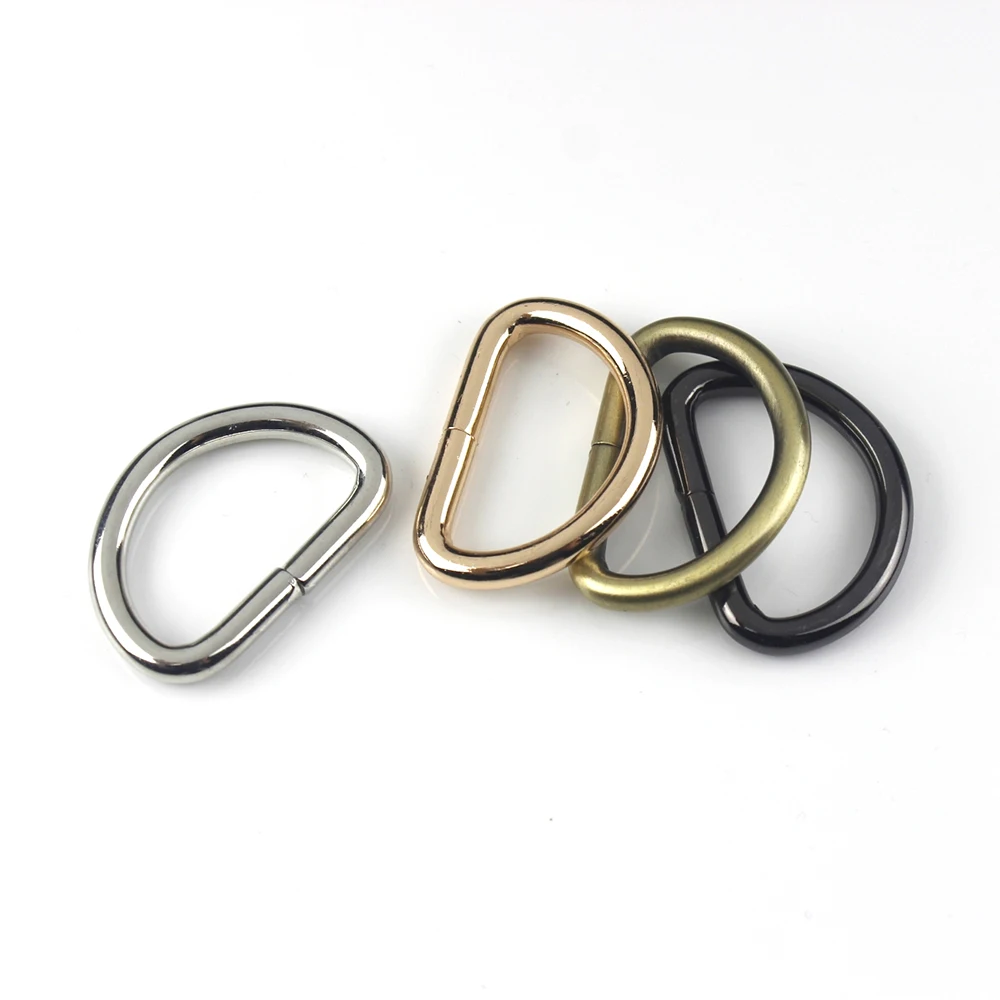

50pcs 1 1/4" 32mm Metal D ring Buckle for Webbing Backpack Leather Craft Bag Strap Purse Pet Collar Parts Accessorie