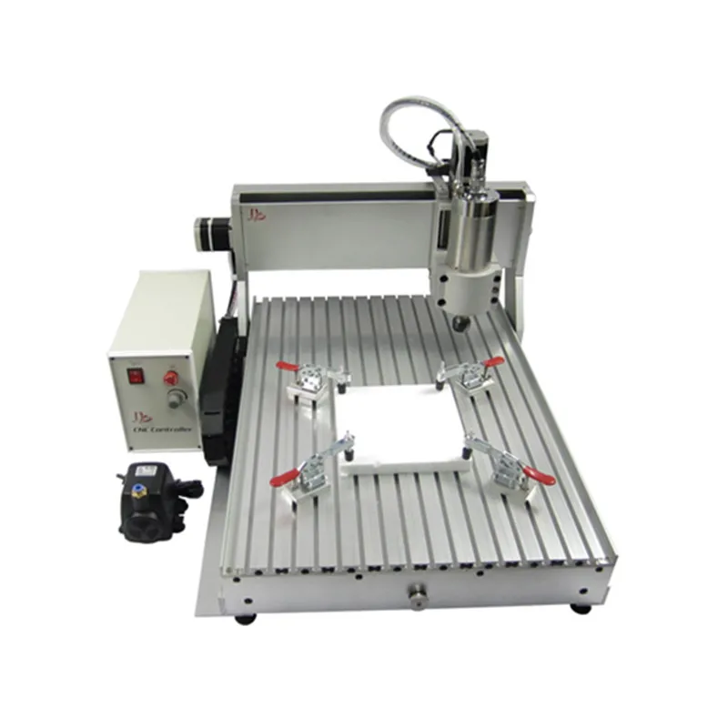 

2200W 2.2KW spindle 3axis metal wood cnc router 6090 4axis yoocnc 9060 cnc milling engraving machine