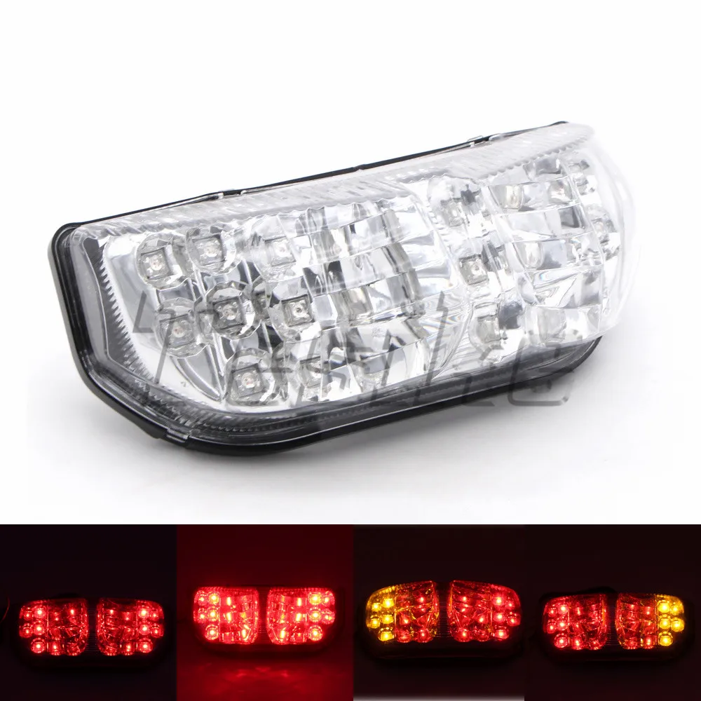 

Водить мотоцикл задний фонарь для YAMAHA FZ1 FZ8 2006 2007 2008 2009 2010 2011 2012 Дизель хром тормозной поворотники Встроенный