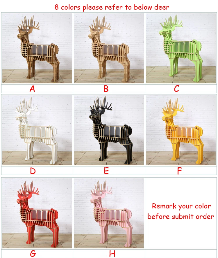 Деревянный стол для домашнего офиса современный оригинальный с большой лошадью