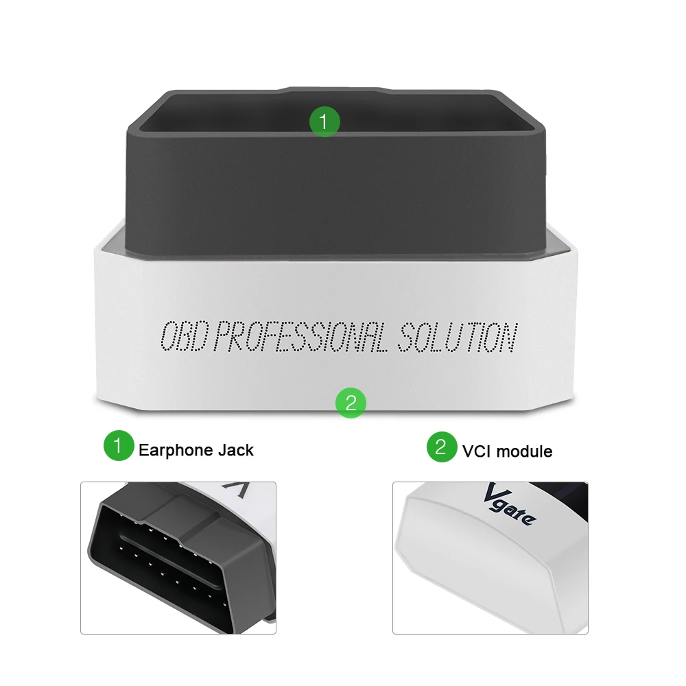 Vgate iCar 3 wifi elm327 V1.5 OBD/OBDII считыватель кодов iCar 3 сканер для iOS/Android/PC диагностический инструмент wifi iCar 3