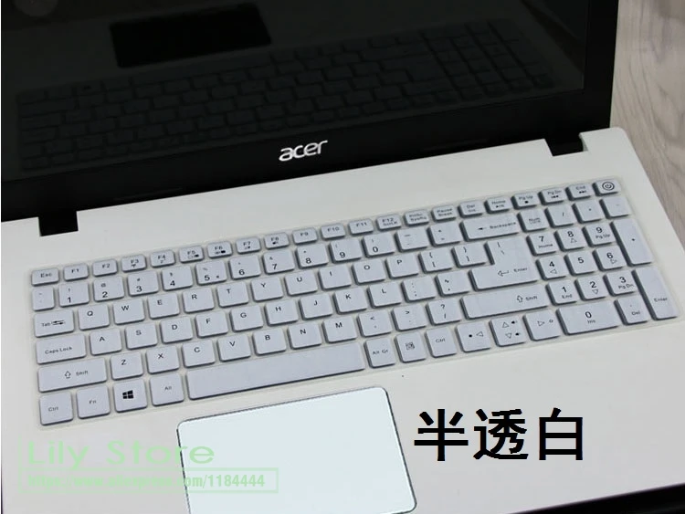 Защитная накладка для клавиатуры Силиконовая Acer Aspire E 15 6 дюйма E5-576G E5 576G E5-576 575G 2017