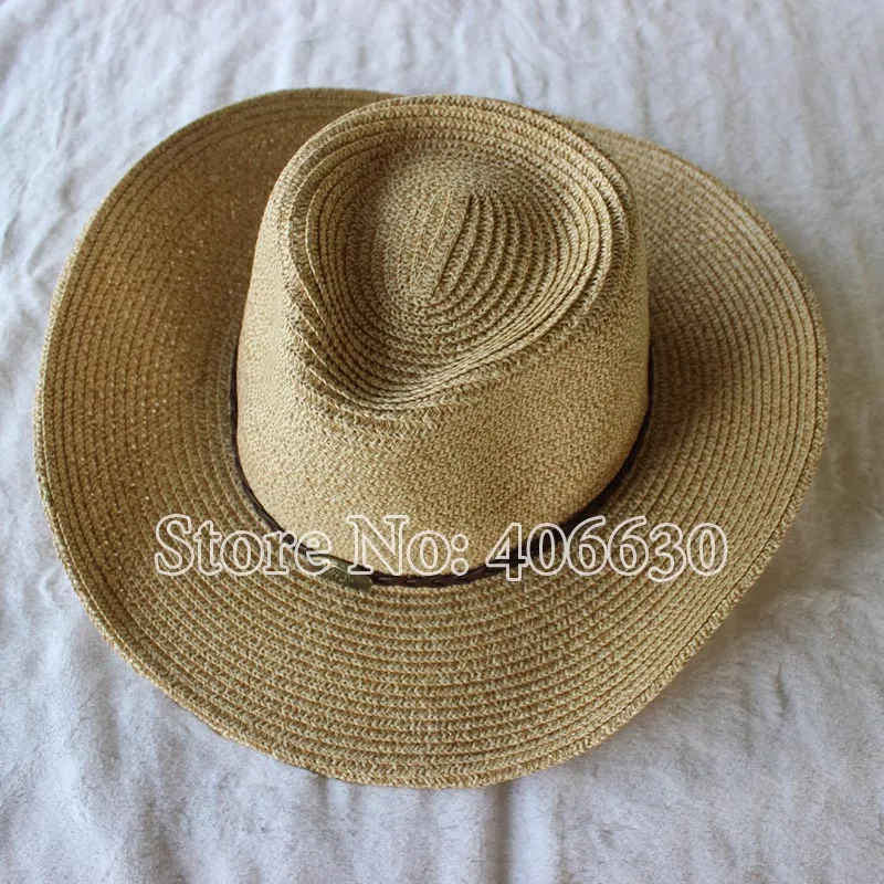 Summer Paper Braid Straw Cowboy Hats For Men Sun Women SDDS062 | Аксессуары для одежды