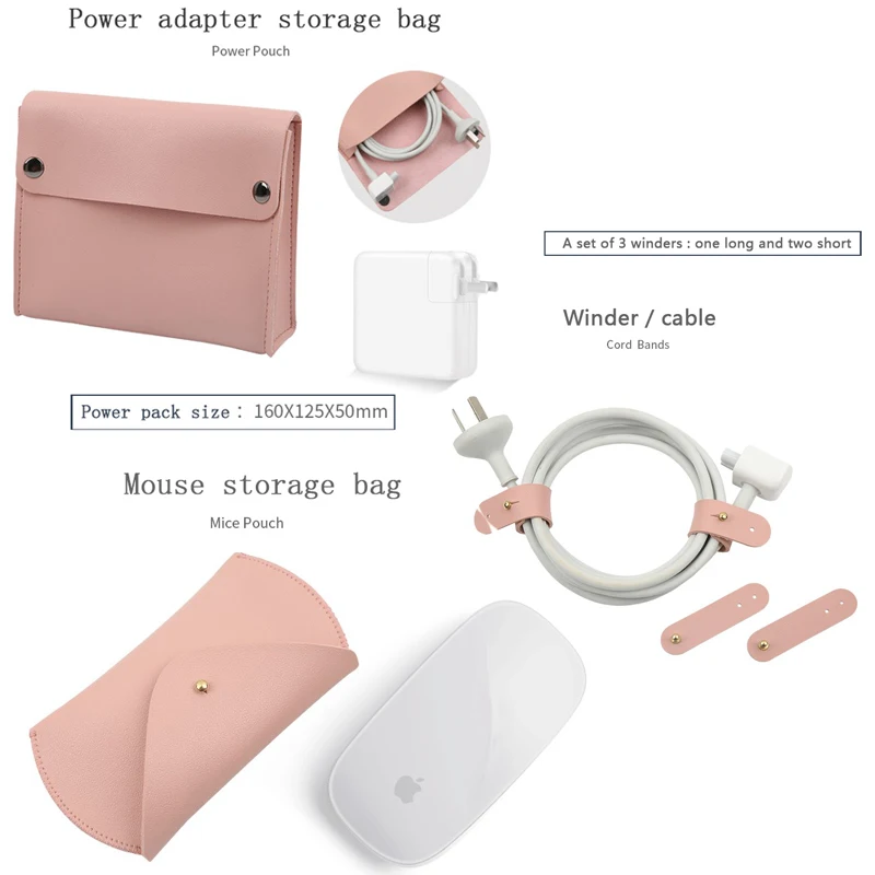 5 в 1 Роскошный кожаный чехол для ноутбука Macbook Pro Retina 11 12 новый 13 15 Xiaomi Air 3 6