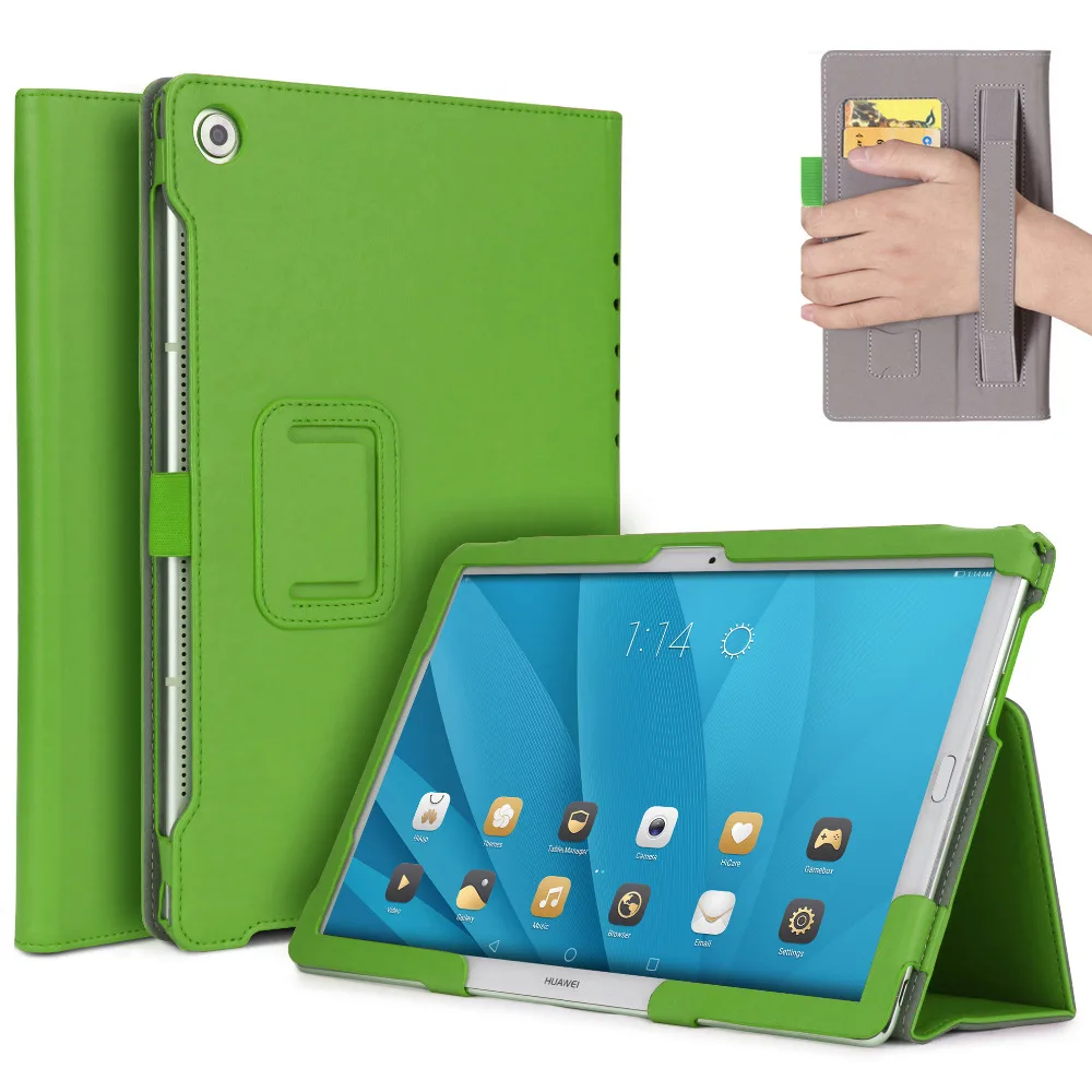 Кожаный чехол-подставка из воловьей кожи Магнитный смарт-чехол для Huawei MediaPad M5 10 8