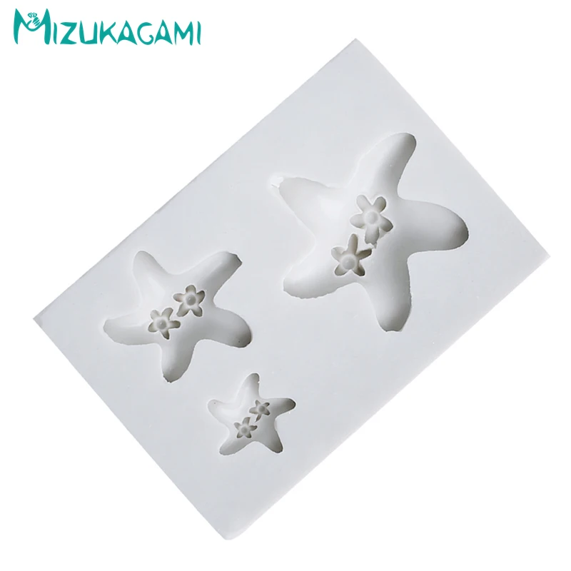 Ocean Series Star Shape Chocolate Silicone Mold Fondant Cake Decorating Tools DIY Kitchen Baking MJ-02138 | Дом и сад