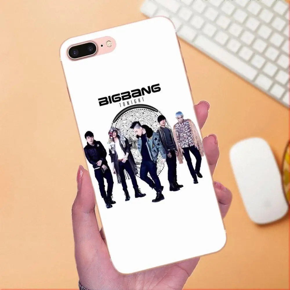 Милый чехол для телефона с логотипом Kpop Bigbang Vip Samsung Galaxy Note 5 8 9 S3 S4 S5 S6 S7 S8 S9 S10 mini Edge