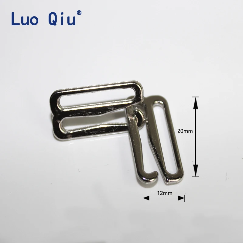 Luo Qiu 500 шт./лот окрашенные серебряные Тип 9 металлические застежки для нижнего
