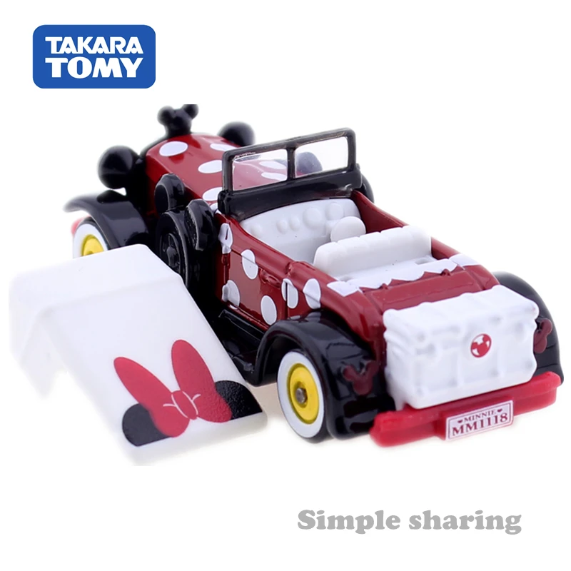Takara Tomy Tomica DM 11 Disney моторы Минни Мышь автомобиля игрушки аниме Рисунок