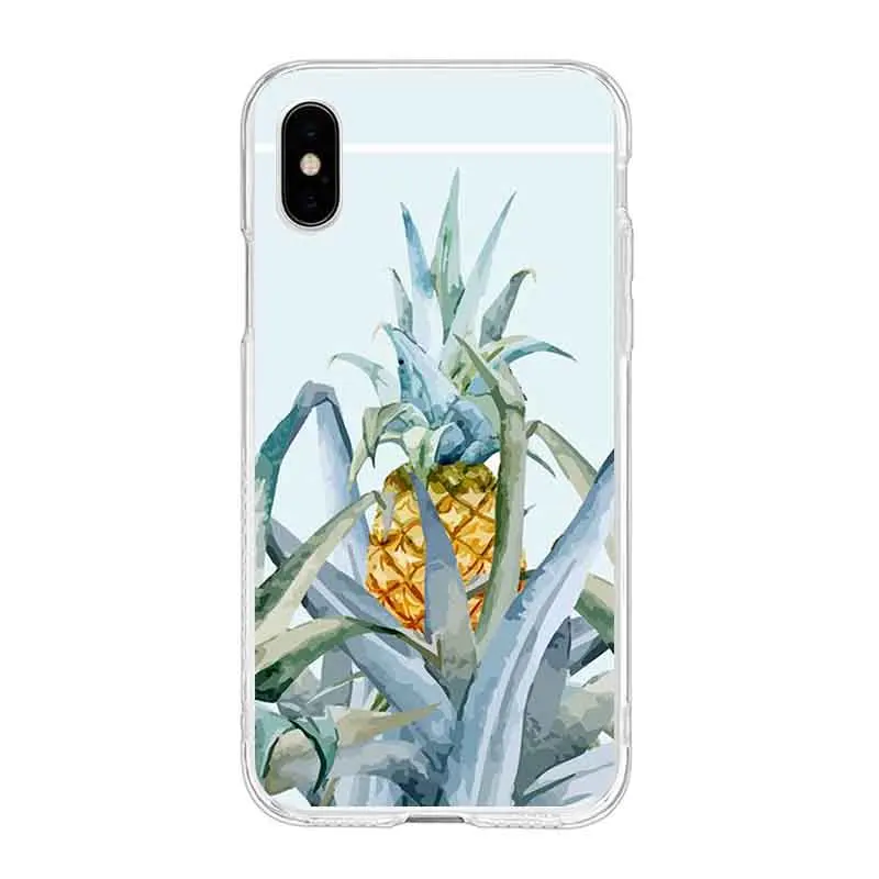 Fashion Vintage Floral Rose Flower Soft Clear TPU Phone Case For iPhone 6 6S Plus 7 7Plus 8Plus X 5s 4s C025 | Мобильные телефоны и