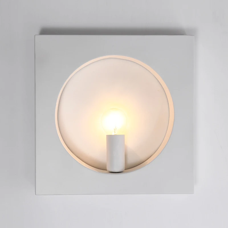 Japanese-Style Simple Creative Personality Nordic Iron Wall Lamp Bedside Light Bedroom / Living Room Study Stairs E 14 | Лампы и