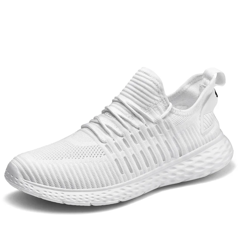 

Lovers Running Shoes Plus Size 35-47 Cushioning Breathable Mesh Athletics Footwear White Men Sneakers zapatillas hombre 6850s