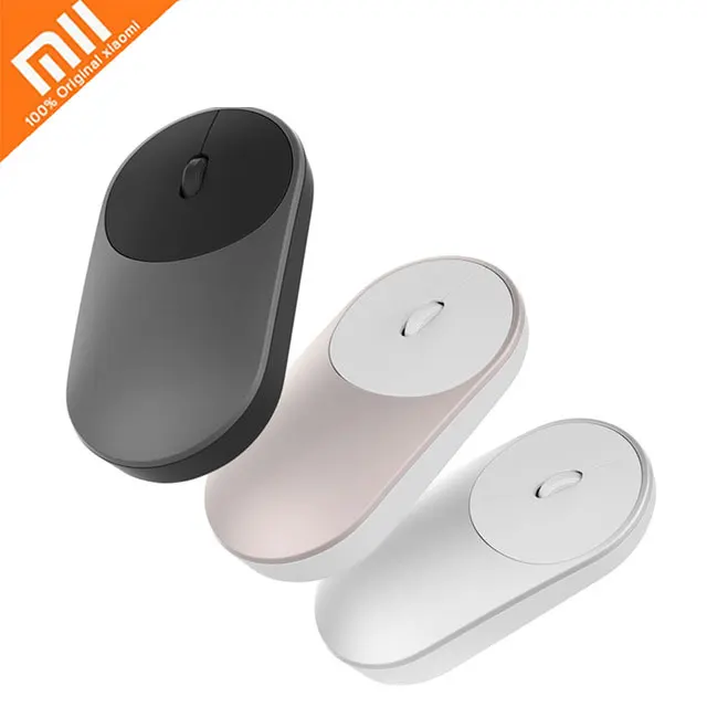 Оригинальная Xiaomi mi беспроводная мышь портативные игровые мыши Alu nium Сплав ABS