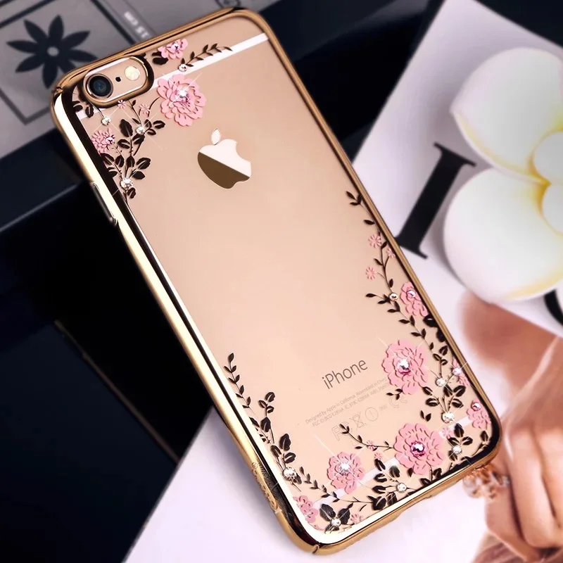 KINGXBAR чехол для iPhnoe 6 крышка 6s плюс кристаллами от Swarovski роскошный бриллиант iphone
