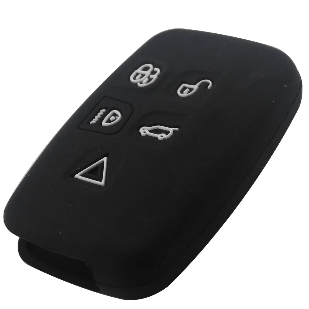 5-кнопочный силиконовый каучук для Land Rover A9 Sport Evoque Freelander 2 Jaguar XE XJ XJL XF C-X16 V12 Guitar F X Typ