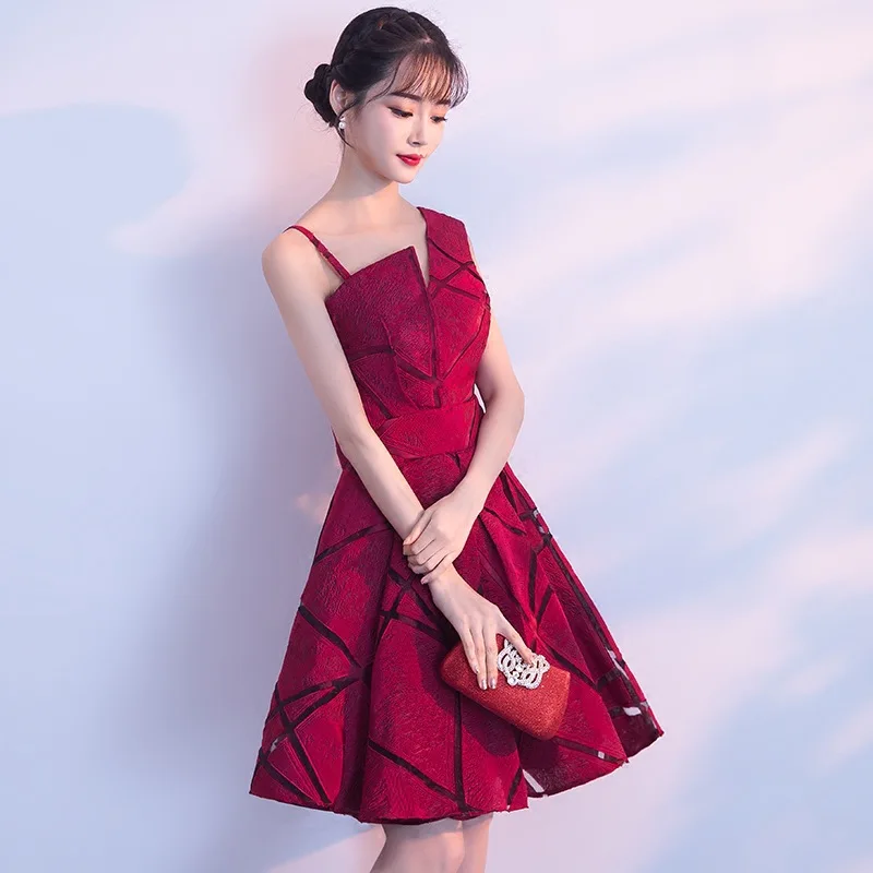 Новинка 2019 Сексуальное Тонкое свадебное платье с блестками вечернее китайское