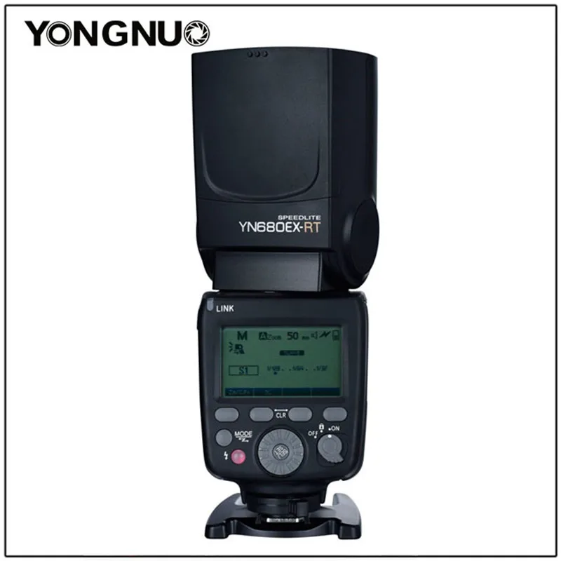 only flash Светодиодная лампа для видеосъемки YONGNUO YN680EX-RT ttl 2,4G Беспроводной Master Slave с высоким уровнем Скорость литиевых Вспышка Speedlite для Canon камеры Скорость lite - Цвет: only flash