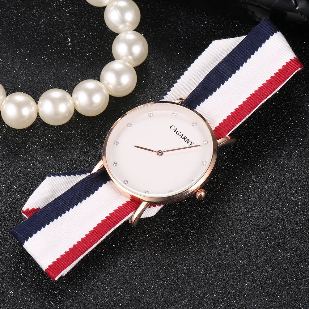 Высококачественные кварцевые повседневные женские часы со стразами брендовые