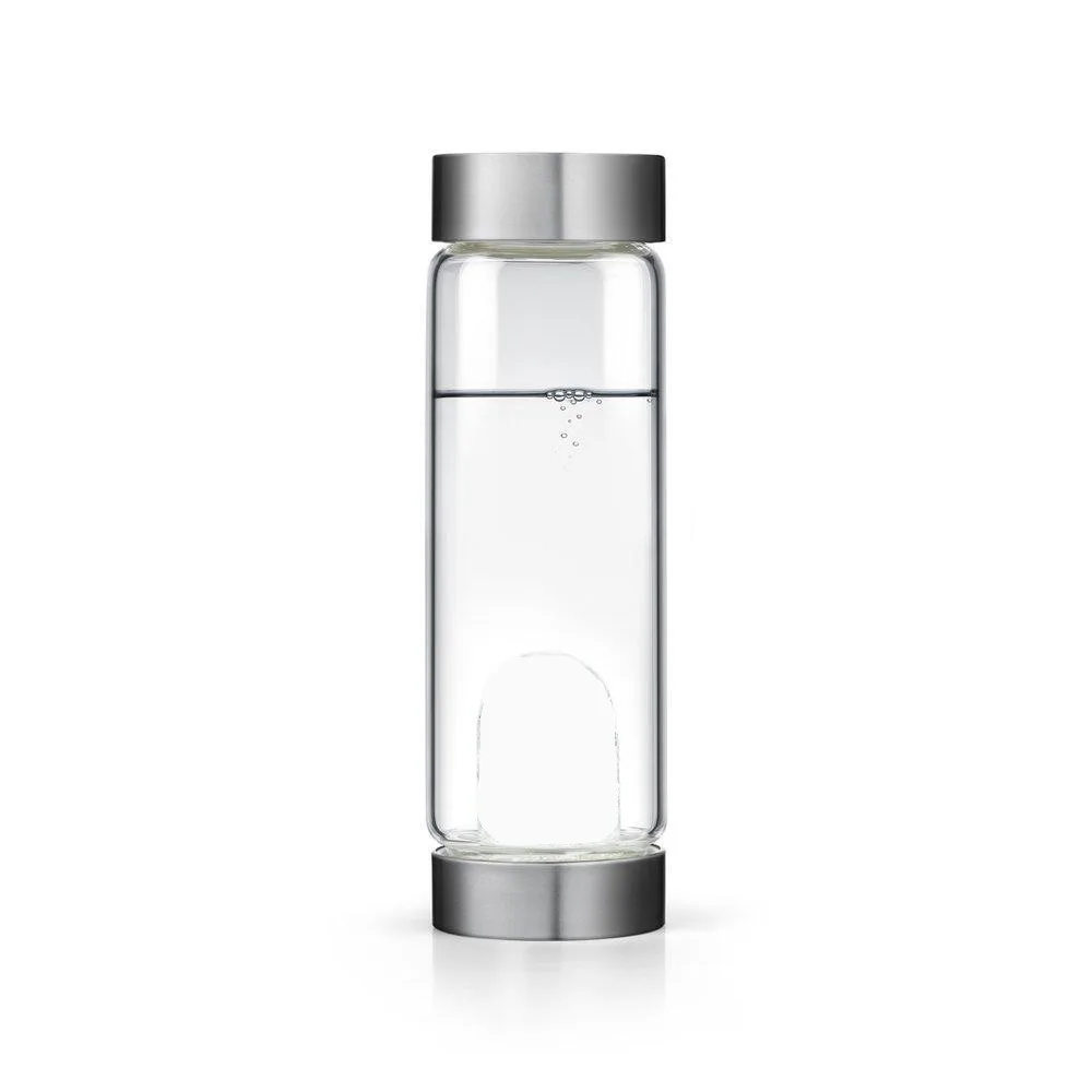 Only Bottle Soffe 600 мл энергетическая целебная бутылка для воды с натуральным кристаллом драгоценный камень кварц My Crystal стеклянные бутылки для воды Bpa бесплатно с крышкой стакан - Цвет: Only Bottle