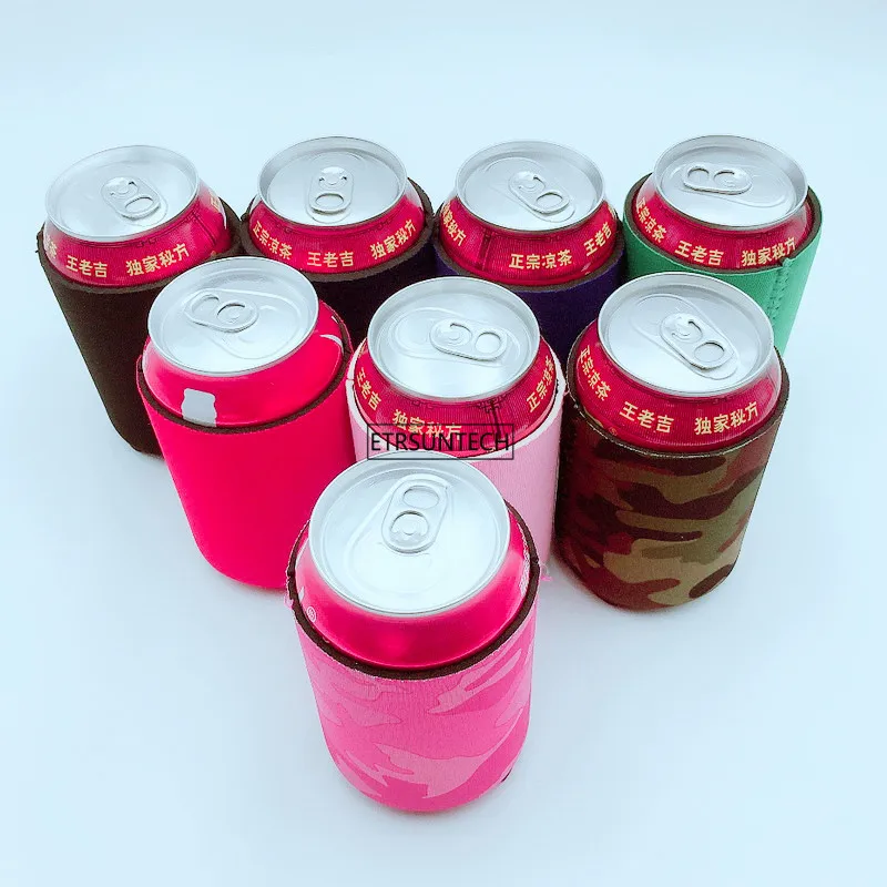 12 шт смешанные Цвет неопрена Stubby держатель пивная банка бутылка для пикника