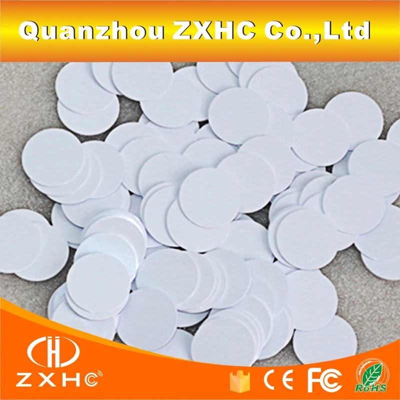 125 кГц TK4100/EM4100 совместимые RFID метки круглой формы 25 мм x 1 водонепроницаемые