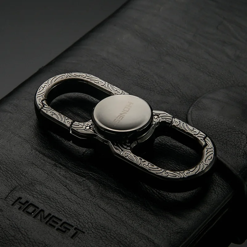 Брелок для ключей handspinner, брелок для ключей высокого качества, брелок для ключей - Цвет: black