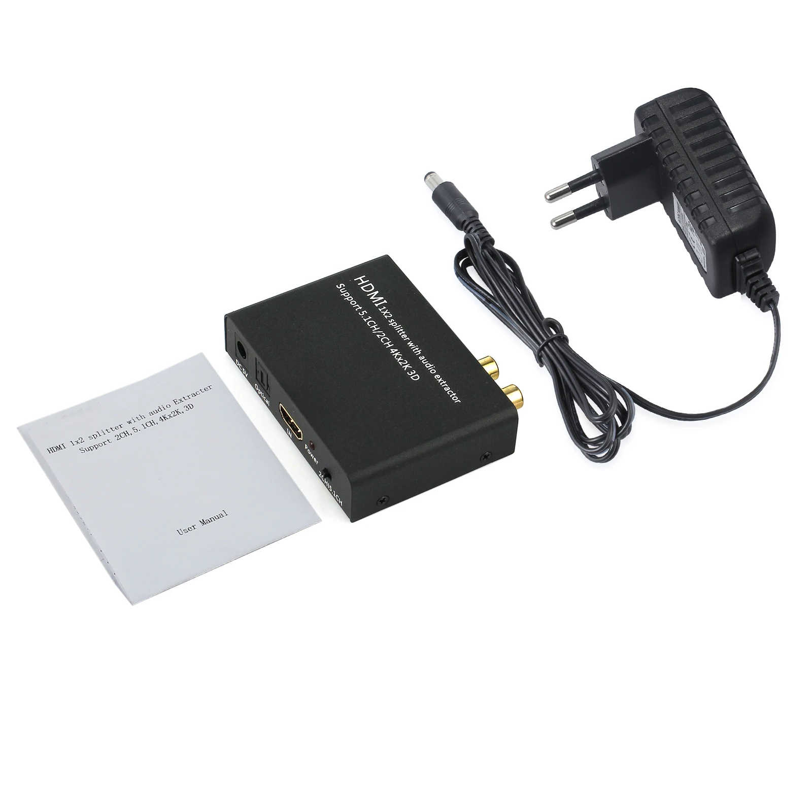 PROZOR 4K HDMI совместимый аудио экстрактор с 2 сторонним сплиттер цифровой аналоговый