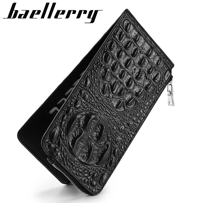 Новинка 2019 года брендовый кошелек Baellerry из натуральной кожи с отделением для карт