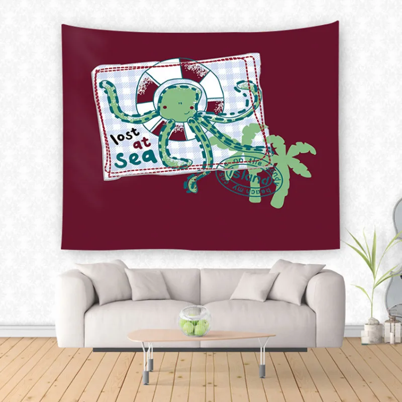 Горячий стиль Главная площадь пляжное полотенце печати Amazon гобелен стены