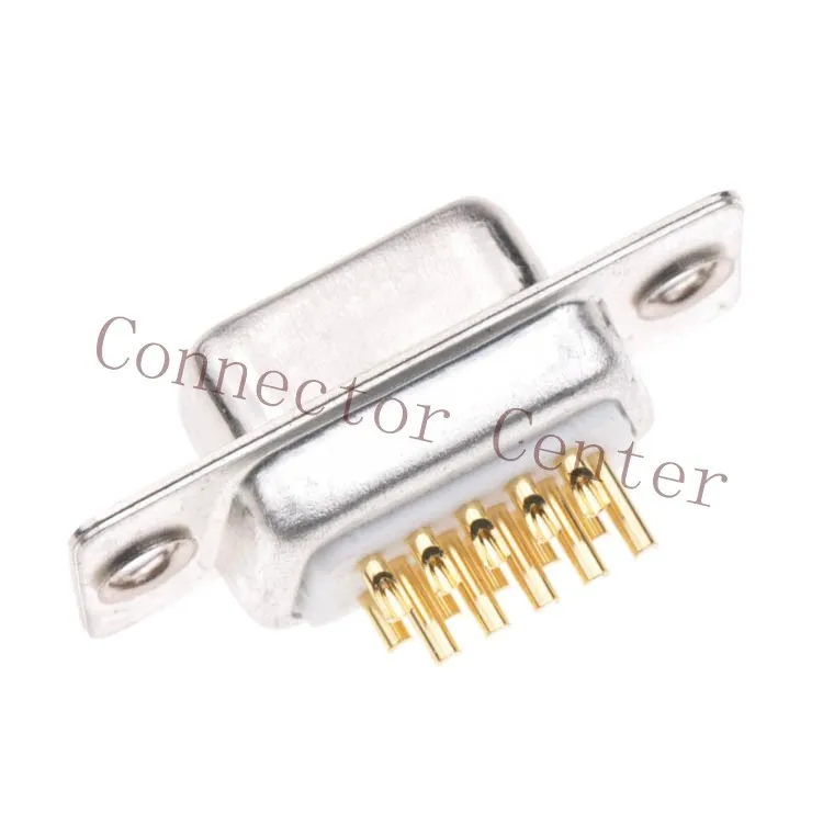 Высокое качество D SUB дБ Разъем 15PIN 3 рядный женский твердый Pin Полный Золотой флэш