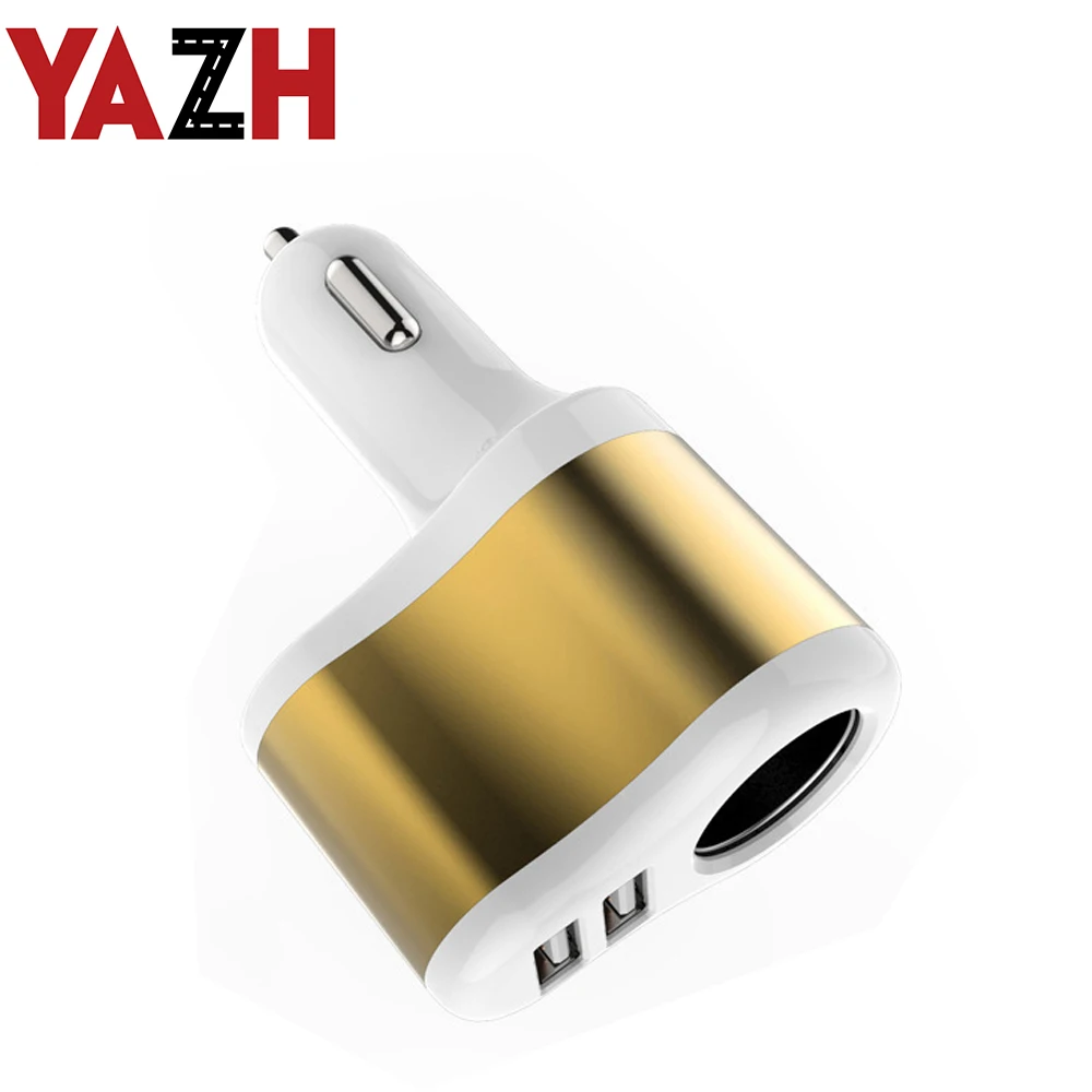 2 USB 3.1A High Quality 12V-24V Car Cigarette Lighter Socket Splitter Charger Power Adapter For Phone MP5 Headrest Monitor |