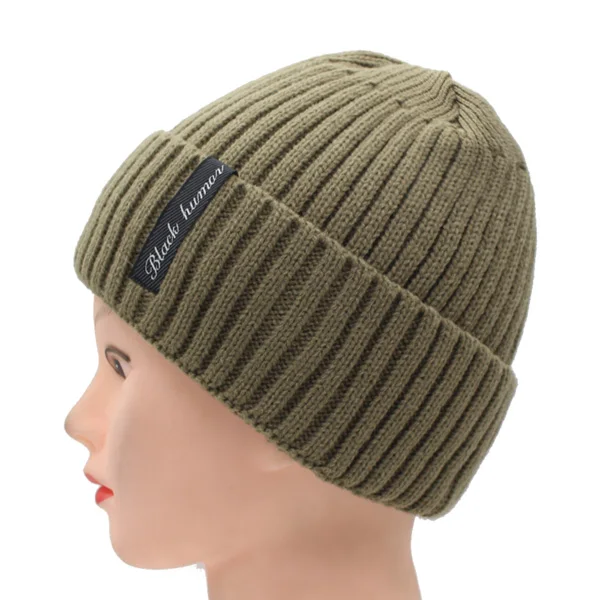 YOUBOME модные зимние Skullies Beanies, вязаная шапка, шарф, женские зимние шапки для мужчин и женщин, мешковатые теплые утолщенные шапки для девочек, шапки - Цвет: khaki