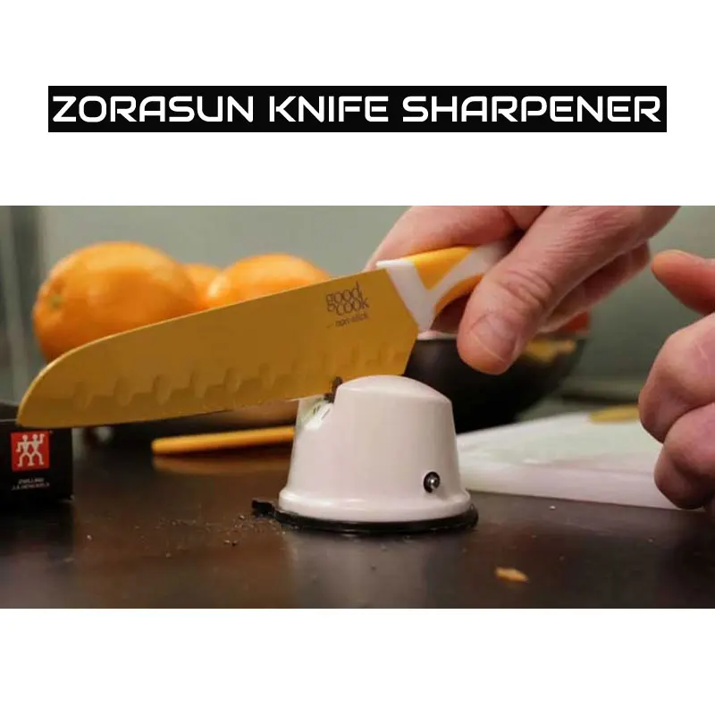 ZORASUN Кухня точилка для всех Вид из ножи строгальные оригинальный посылка ООН