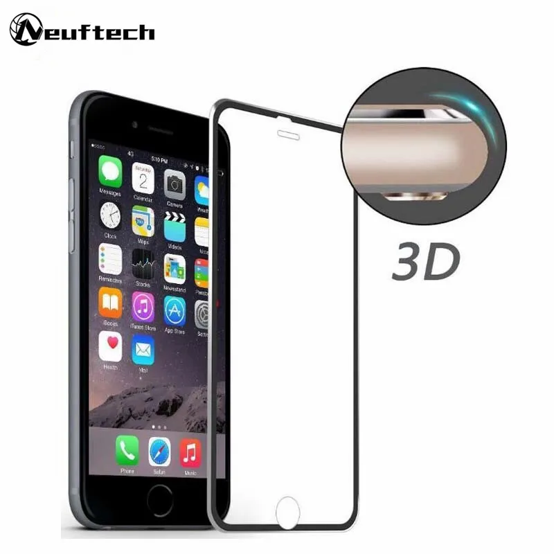 3D Curved Titanium Protective Glass on the For iPhone 6S 8 7 6 S Plus 5 5S SE X 10 XS MAX XR 3d Tempered Screen Protector | Мобильные