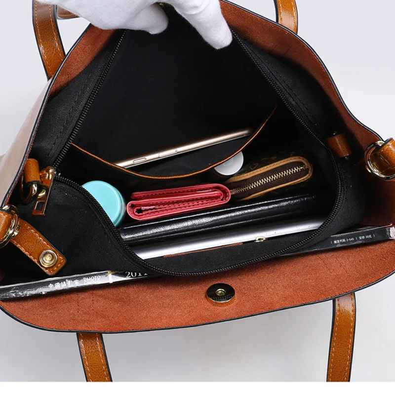 Новый большой мешок моды Сумки роскошные сумки Сумка Ретро женская сумка на