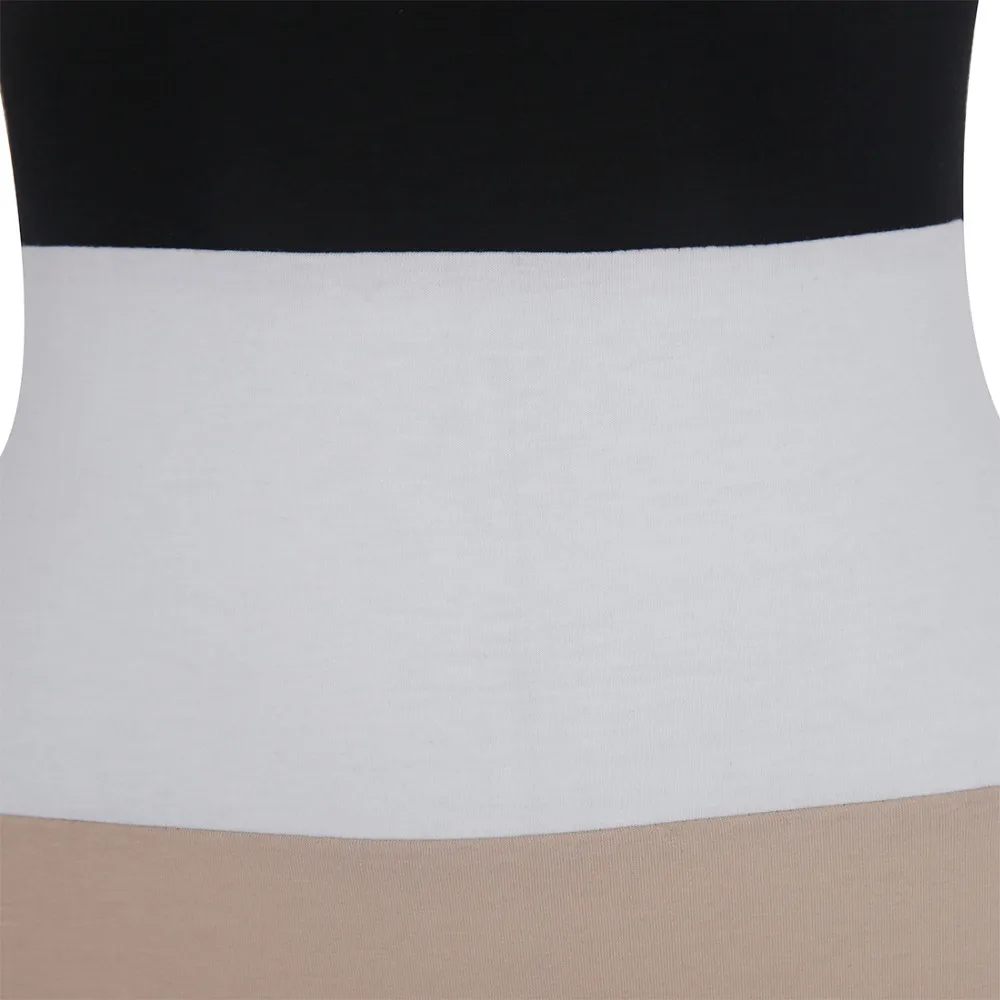 Оптовая продажа облегающие Женские платья в стиле пэчворк с круглым вырезом без