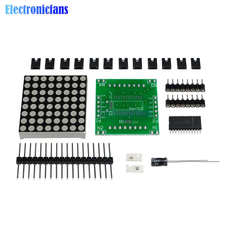 MAX7219 матричный модуль управления дисплеем SPI для Arduino DIY kit|Интегральные схемы| |