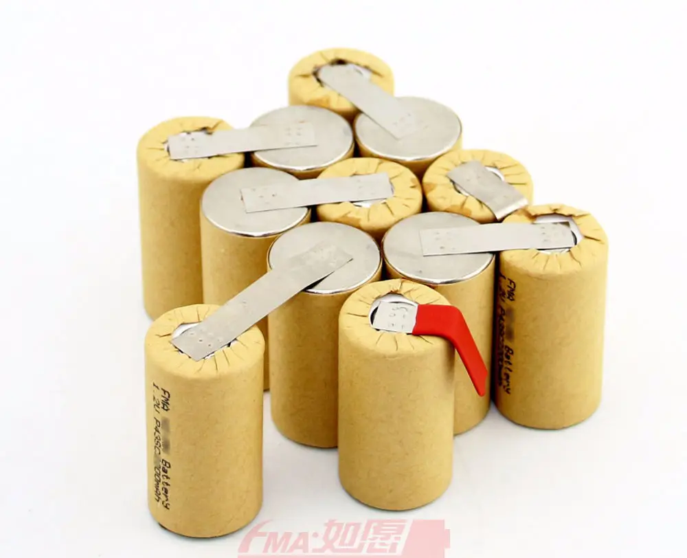 Ni Cd Sub C 14 4 V 1200 1500 mAH перезаряжаемая батарея для ручной дрели Powertools 12SN P89|rechargeable