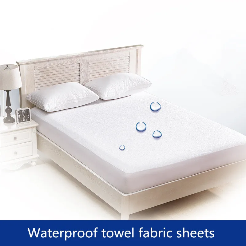 100% хлопок полотенце ткань водонепроницаемые листы. Простыни для ухода за