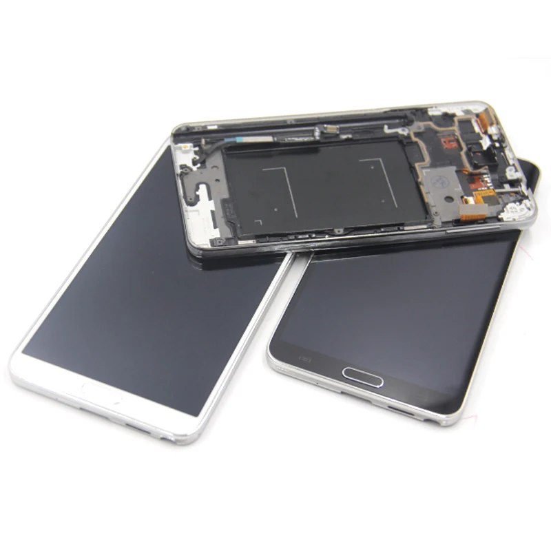 N9005 экран для samsung Galaxy Note 3 N9005 ЖК-дисплей сенсорный дигитайзер сенсор стекло в сборе с рамкой для Galaxy Note3 ЖК