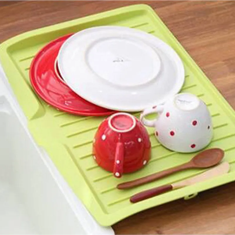 Домашняя кухонная утварь пластиковая сушилка для посуды столешница стеллаж