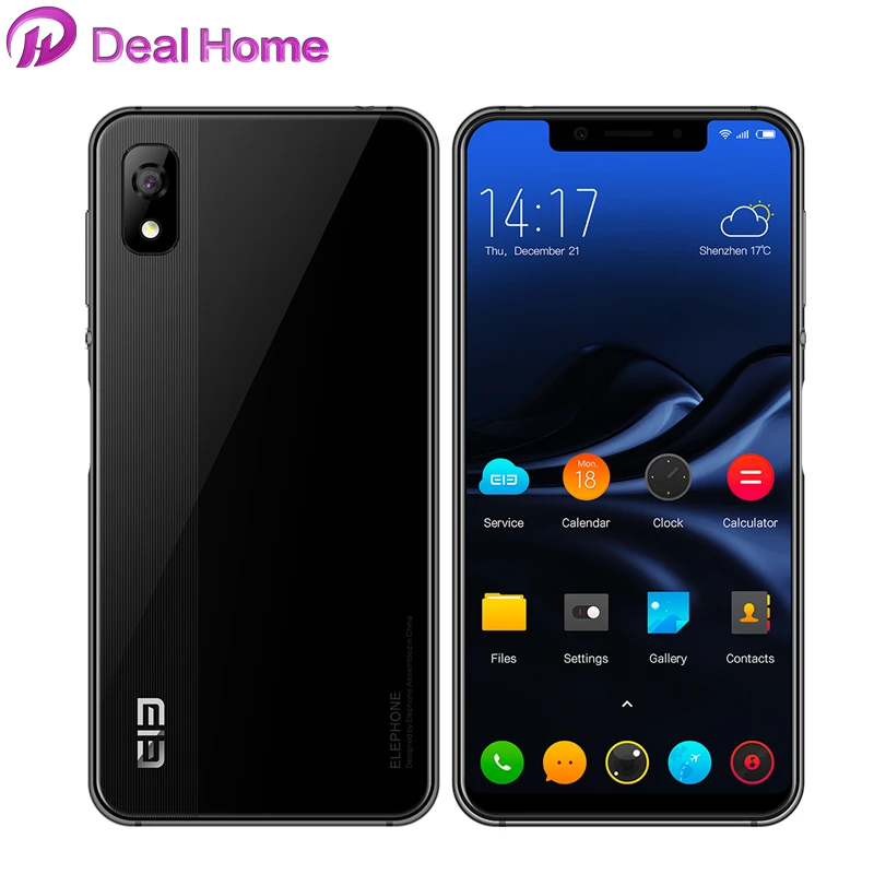 Elephone A4 3 ГБ Оперативная память 16 Встроенная MT6739 4 ядра 18:9 HD + Экран 5 85 дюймов Android 8 1